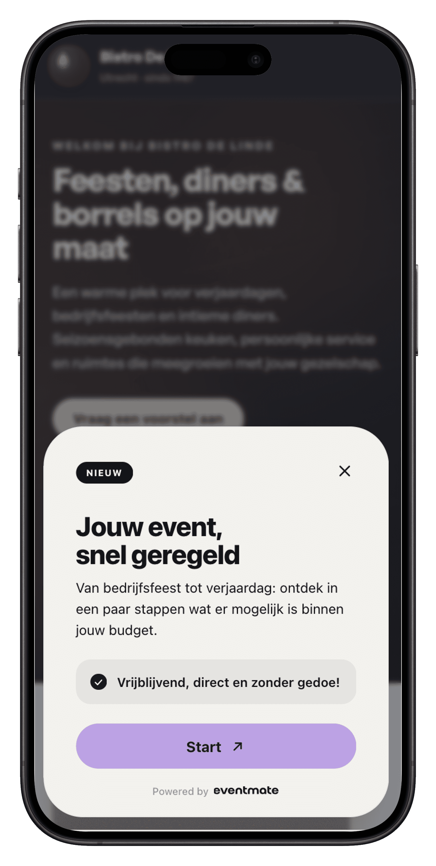 EventMate Mobile View 1